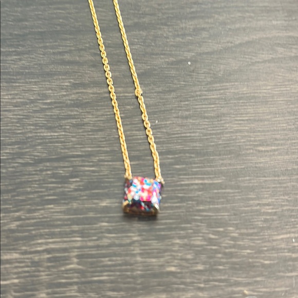 Kate Spade Gold Multicolor Pendant Necklace - Picture 4 of 4